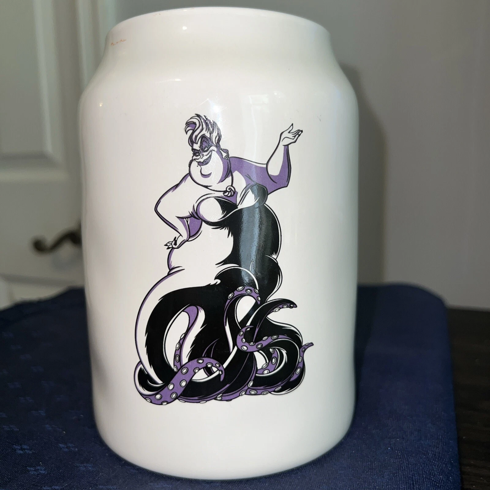 Rae Dunn Disney Villains Ursula Unfortunate Souls Canister Jar No Top