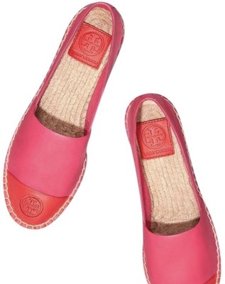 tory burch red espadrille