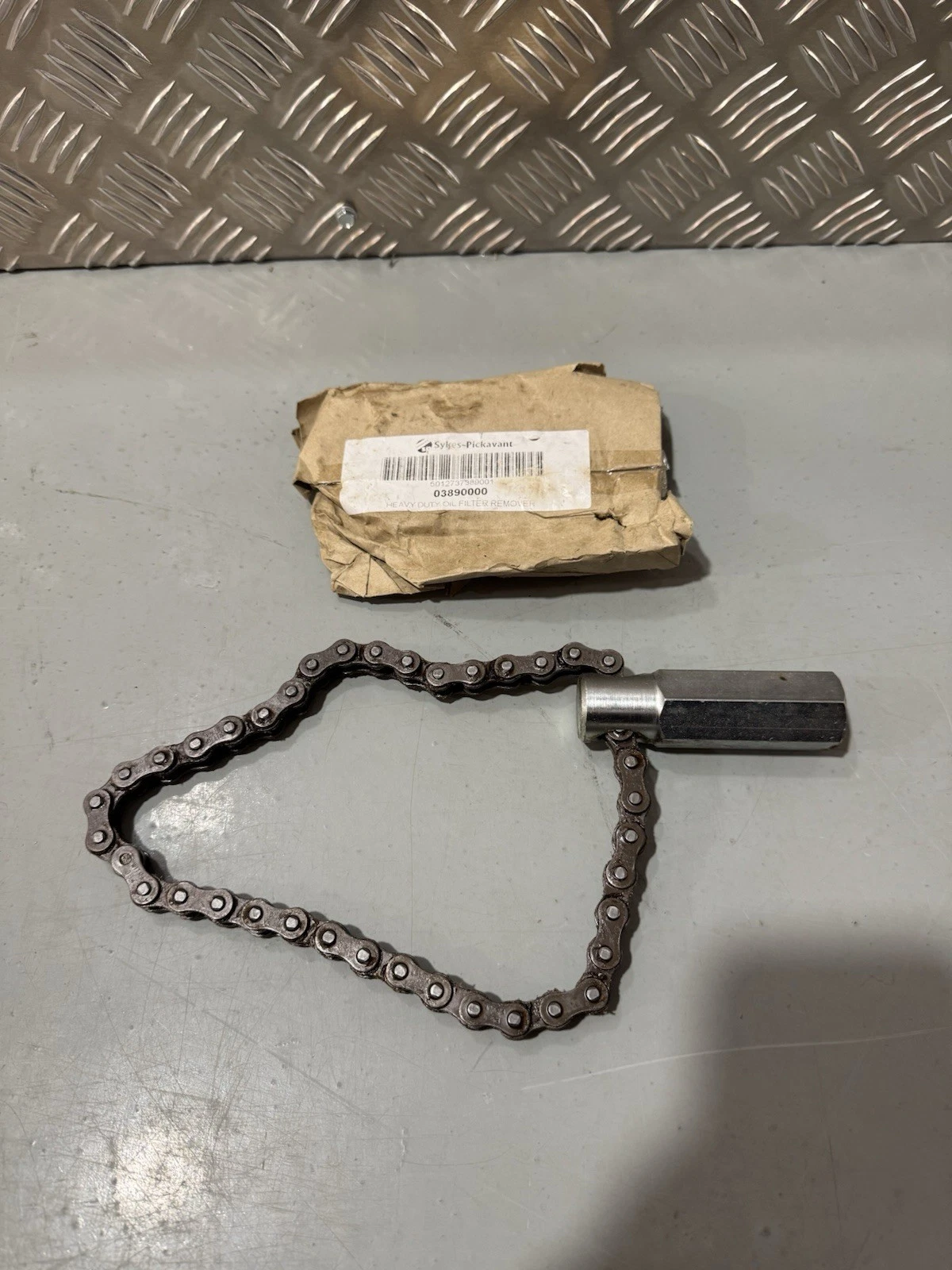 Sykes Pickavant Heavy Duty Chain Type Oil Filter Remover 25 to 150mm 03890000