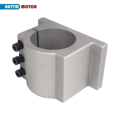 US SHIP】 65mm Spindle Motor Clamp Mount Bracket for 0.8kwor 1.5kw CNC Route