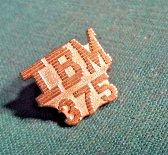 IBM Rare Vintage Old Retro Gold-Tone Metal 