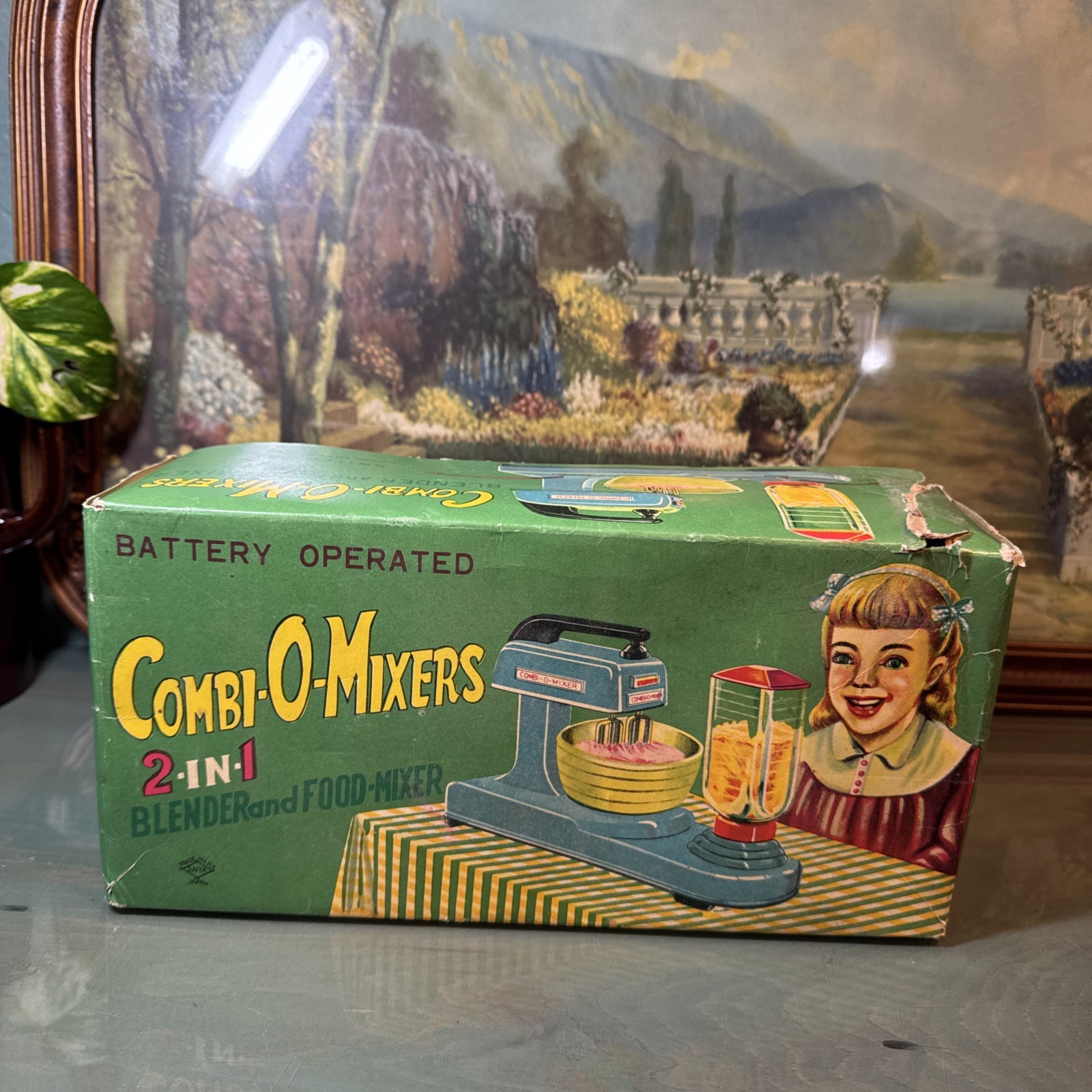 Vintage Child's Combi-O-Mixer Blender and Food Mixer Battery