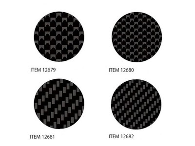 Tamiya 1:24 Kohlefaser Aufkleber (Twill Weave/Extra Fine) für Plastik Modellbausatz
