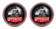 UPPERCUT DELUXE Pomade for Men, 3.5 oz/100g 2-PACK Strong Hold, High Shine H