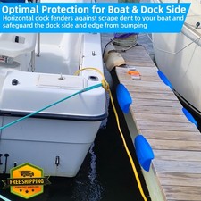 Dock Fender Bumpers 17" Marine Straight Edge Side Guard Inflatable