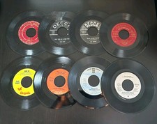Lot of 7 inch Vintage 45 RPM Vinyl Records - Various Artists 24 records