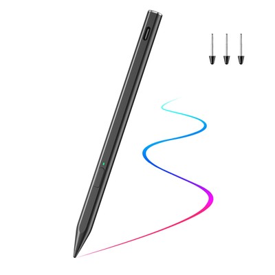 Penna Stilo TiMOVO Per Remarkable Paper Pro – Ricaricabile, 4096 Pressioni, Gomma Digitale, Attacco Magnetico, Nero