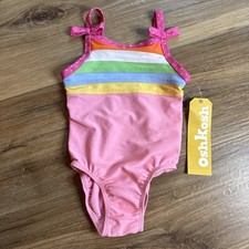 Y2K OshKosh Baby Girls SZ 18M One Piece Swim Swimsuit Bathing Suit