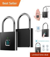 Ultra-Light Fingerprint Padlock - USB Rechargeable Keyless Security Solution