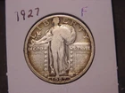 1927 STANDING LIBERTY QUARTER F POPULAR BETTER DATE FREE SHIPPING