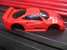 New Tyco HO Scale Slot Car Body Red 9 Ferrarri F40GT Fits wide chassis