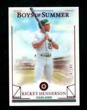 2024 Panini Boys of Summer Rickey Henderson Red /149 #57 UX3197