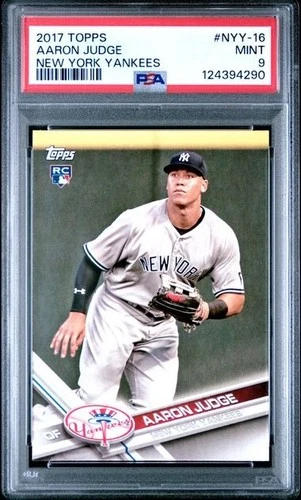 2017 Aaron Judge RC Rookie #NYY-16 NY Yankees Graded PSA 9 MINT