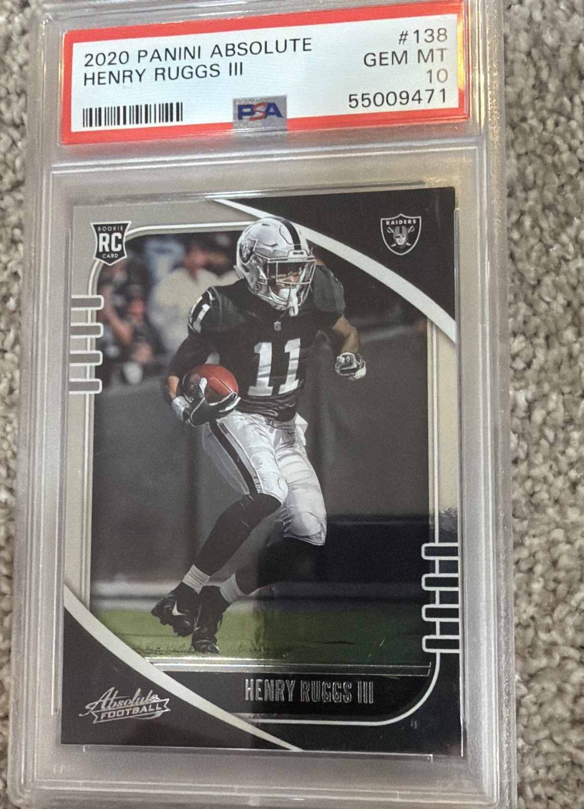 Henry Ruggs III Panini Absolute #138 Base
