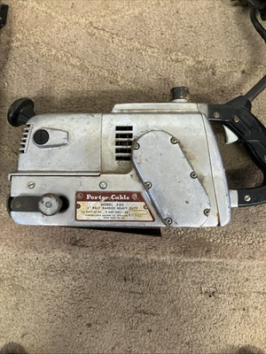 #ad Porter Cable 3” Belt Sander Model 503 Working $150.99