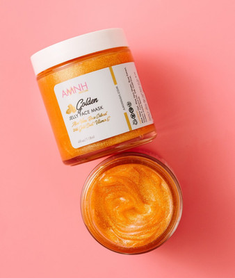 AMINNAH ''24k Golden'' Jelly Face Mask 4 oz.