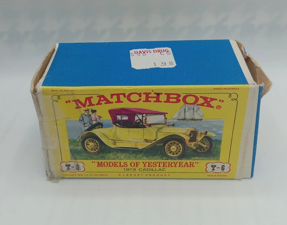 Matchbox Y-6 1913 Cadillac- Models of Yesteryear Good Condition - Image 4 of 4