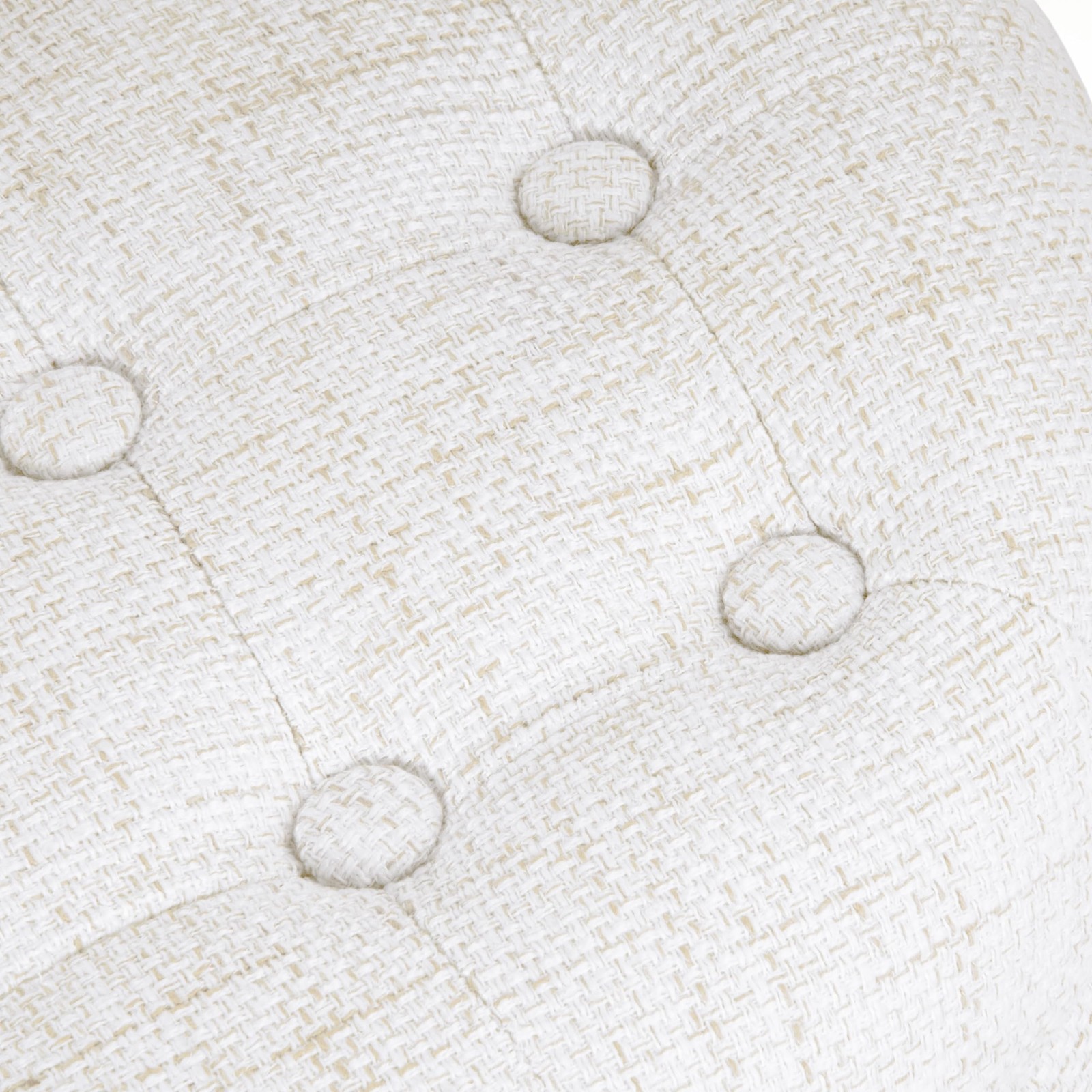 Home Decor | Upholstered Round Tufted Foot Rest Ottoman | Ottoman with Storag...