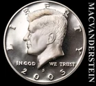 2005-S Silver Kennedy Half Dollar - Choice Gem Proof  Lustrous  #L5302