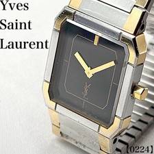 Yves Saint Laurent watch ladies silver square y2k Yves Saint ,18447
