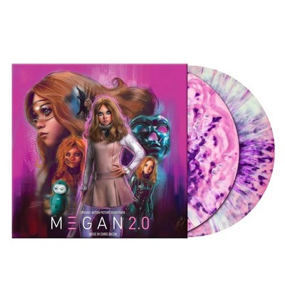M3GAN 2.0 - OST - LP / Pink & White + Purple Splatter Vinyl (2025) Chris Bacon