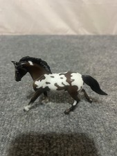 Vintage 4" Mini Breyer Horse Brown And White Body