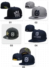Husqvarna Racing Flat /Curve Brim Snapback Hat Moto/ Supercross Racing