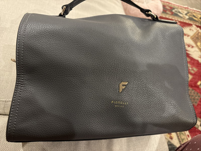 Fiorelli Grey Leather Satchel Bag 