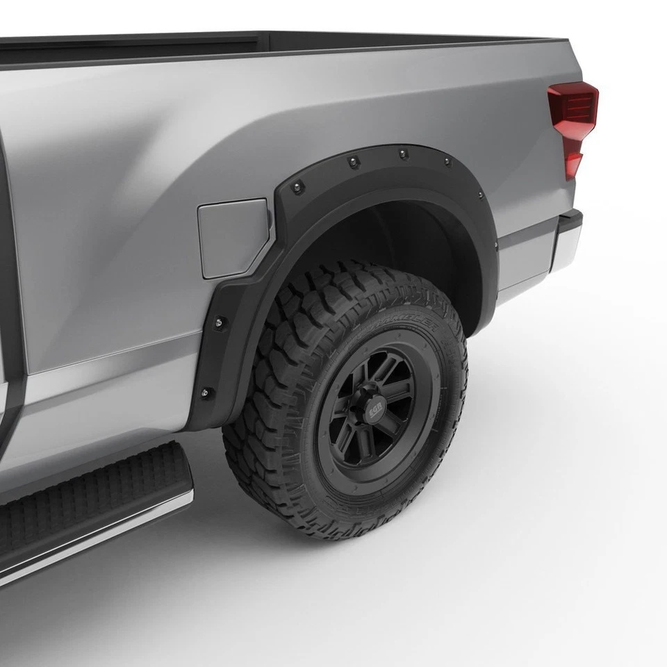 For Nissan TITAN XD 2023-2024 EGR Bolt-On Style Front & Rear Fender Flares Foto 3 de 4