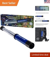 My Discovery Telescope: 12x Magnification, Portable for Day or Night Adventures