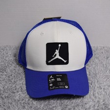 Nike Jordan Jumpman Rise Cap Snapback Hat Size L/XL Blue White FZ0774-133 NWT