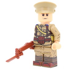 United Bricks WW1 CEF Soldier 1914 Custom Minifigure