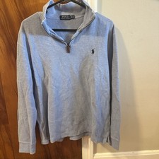 Polo Ralph Lauren Men's 1/4 Zip Pullover Sweater medium