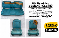 1961-1963 Ford Thunderbird Front Rear Seats With Seat Tracks - Complete Set