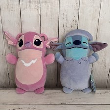 Lilo Stitch Squishmallows Hug Mees Stitch Angel Plush 9 Lot of 2