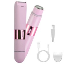 2 In 1 Bikini Trimmer for Women Dual Head Cordless Body Shaver IPX5 Waterproof R