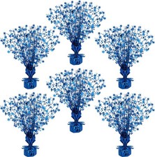 6 Pcs Metallic Foil Spray Centerpiece Party Star Fall Table Decoration Table ...