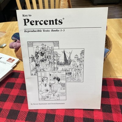 Key to Percents Reproducible Math Tests Books 1-3,  Curriculum, New Homeschool