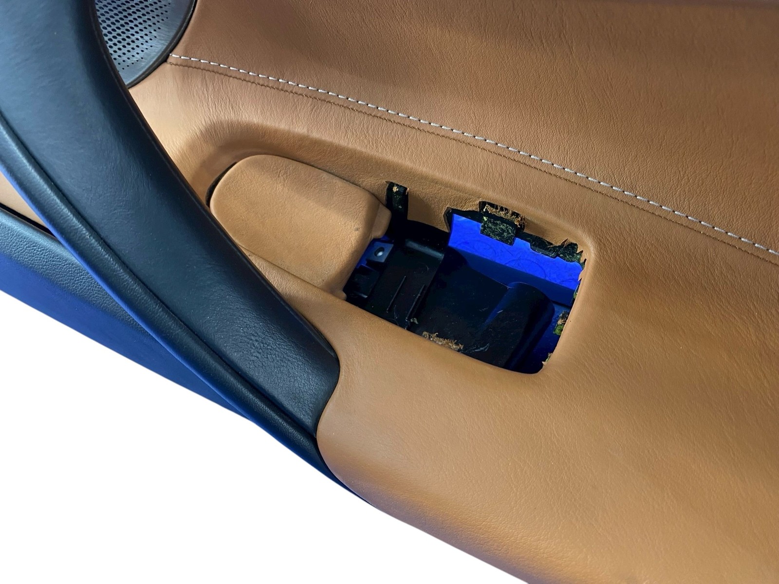 2018-2023 MCLAREN 720S FRONT RIGHT INTERIOR DOOR TRIM COVER PANEL BLACK & BEIGE