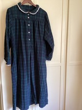 Lanz of Salzburg Black Watch Flannel Robe size L