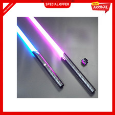 Metal Dueling Lightsaber for Adults Teens - Heavy-Duty Aluminum Hilts, 16-Colo