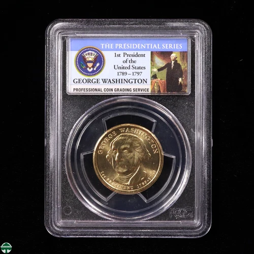 2007-D Presidential Dollar George Washington — photo from another recent sale