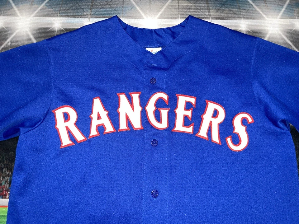 Majestuosa camiseta vintage de los Texas Rangers Alfonso Soriano #12 talla grande usada Foto 2 de 4