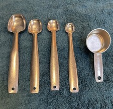 Vintage Long Handled Measuring Spoons FOLEY STYLE  (4)And Foley Coffee Measure