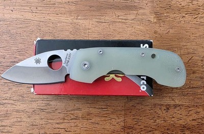 Spyderco Leafstorm CPM S30V Natural G10 Titanium C128GP