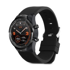 Strap with Ticwatch Strap - Silicone Band - Black