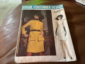 Vintage Vogue Pattern, 2432, by  Pertegaz Size 12, A line dress, jacket