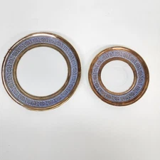 Vintage Winterling Marktleuthen Bavaria Multicolor Floral Salad Plates Set of 3