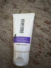 Rodan  Fields Unblemish Step 4 INVISIBLE MATTE DEFENSE SPF 30 1oz  22 Sealed