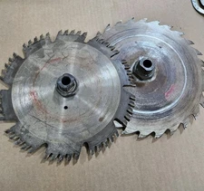Two  Saw Blades With 2 Shopsmith  Arbors 500 510 520